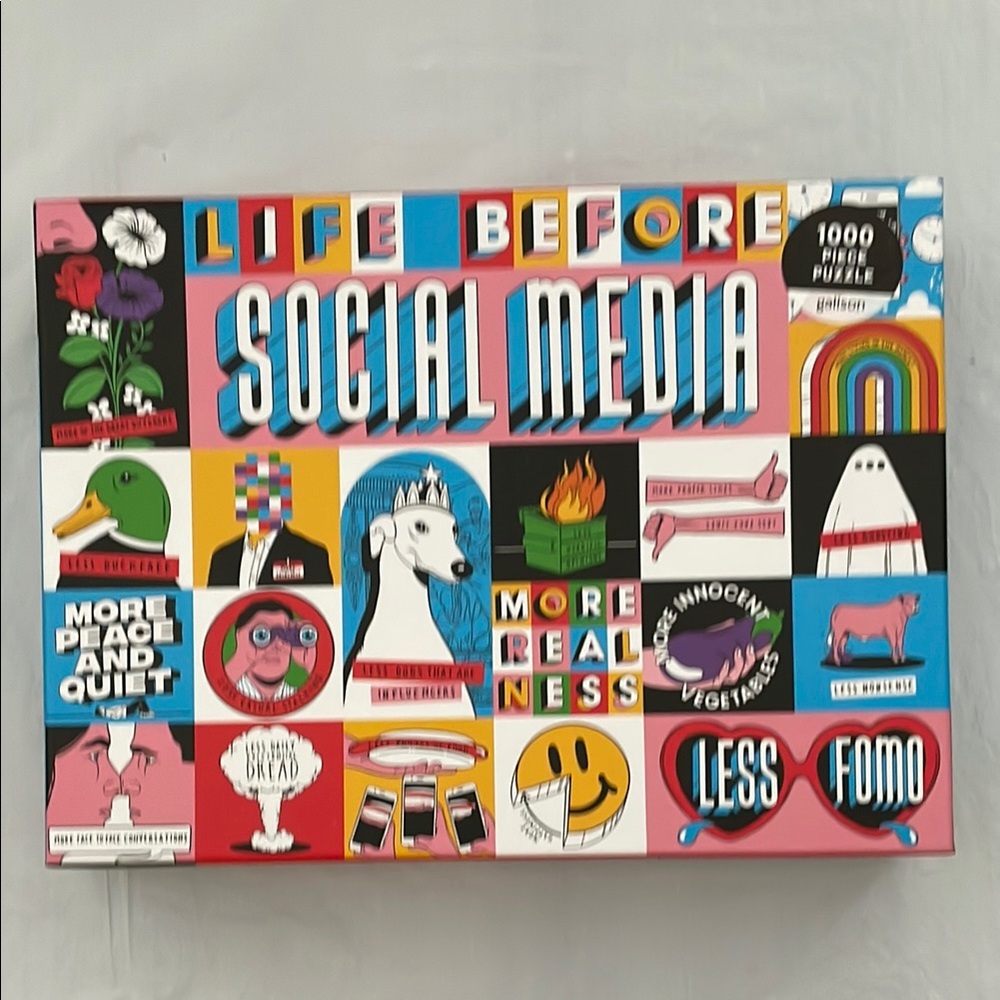 Galison 'Life Before Social Media' Puzzle